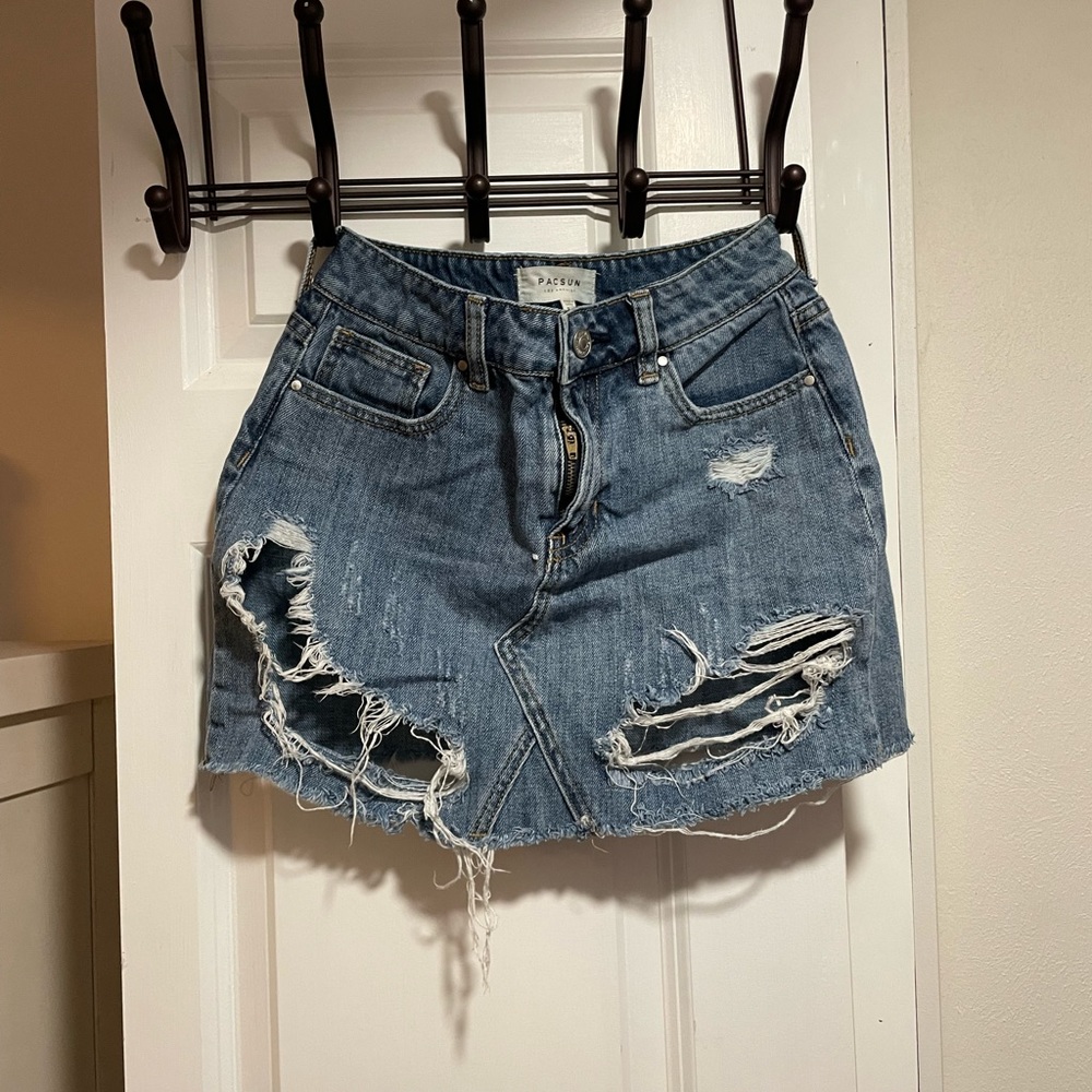 Jean skirt, Size small